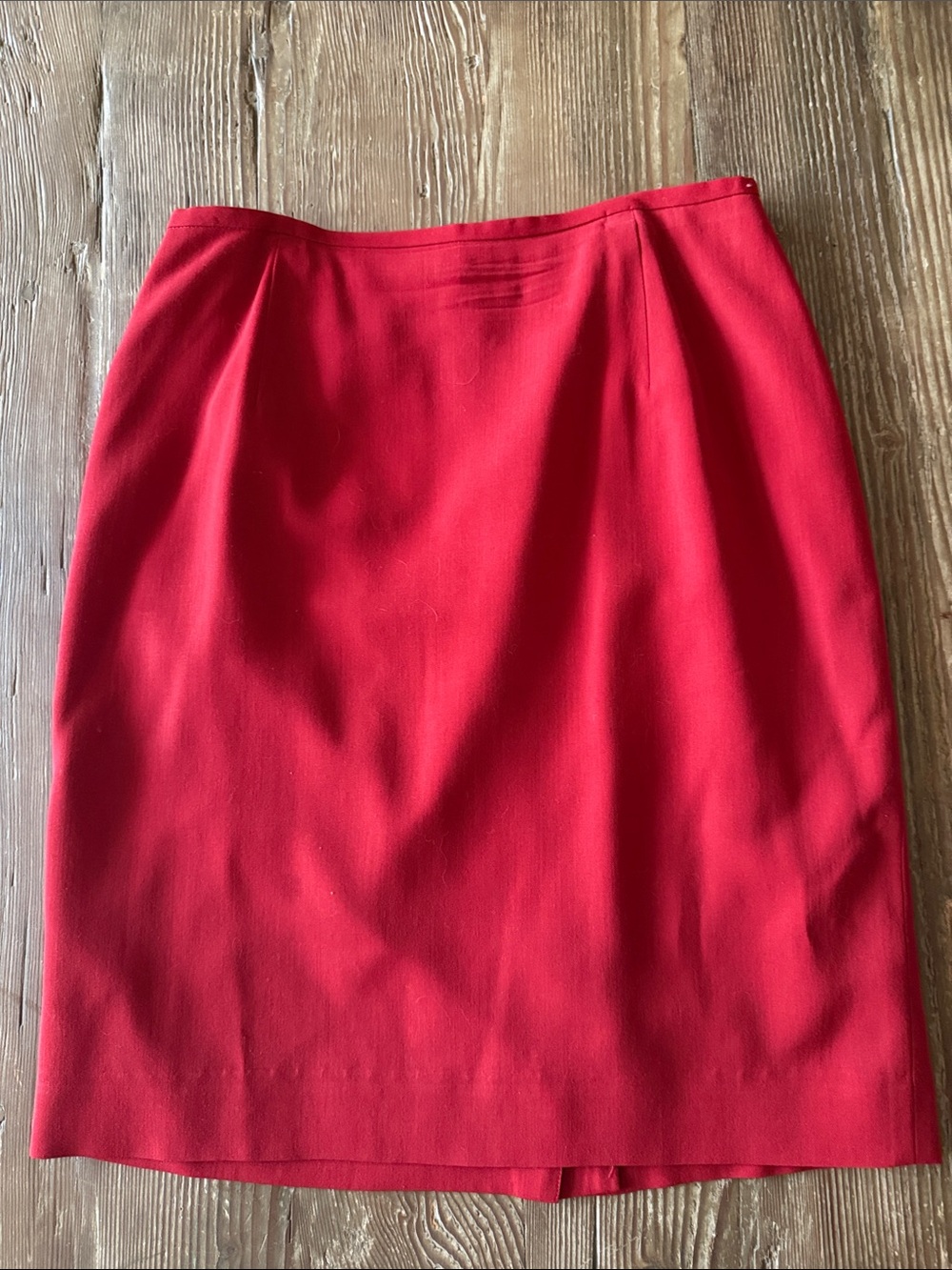 Evan Picone Vibrant burnt orange Classic Pencil Skirt